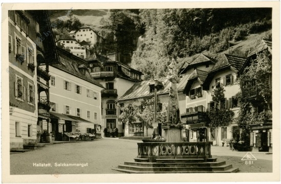 hallstatt, ortsansicht