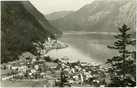 hallstatt, ortsansicht