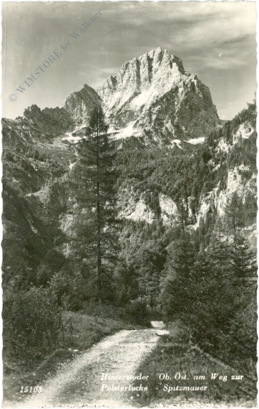 hinterstoder, am weg zur polsterlucke, spitzmauer