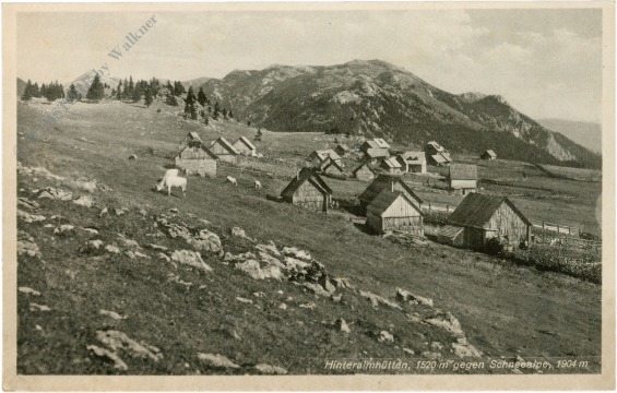 hinterstoder, hinteralmhütten gegen schneealpe
