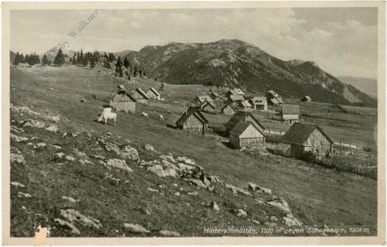 hinterstoder, hinteralmhütten gegen schneealpe