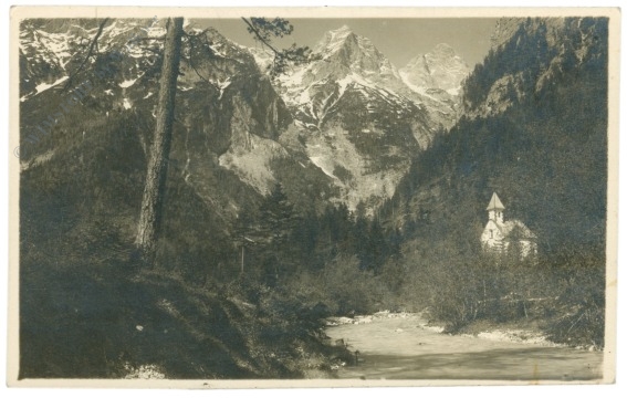 hinterstoder, dietlkapelle mit hochkasten