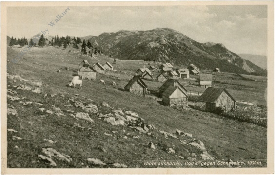 hinterstoder, hinteralmhütten gegen schneealpe