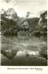 hinterstoder, schiederweiher m. priel u. spitzmauer