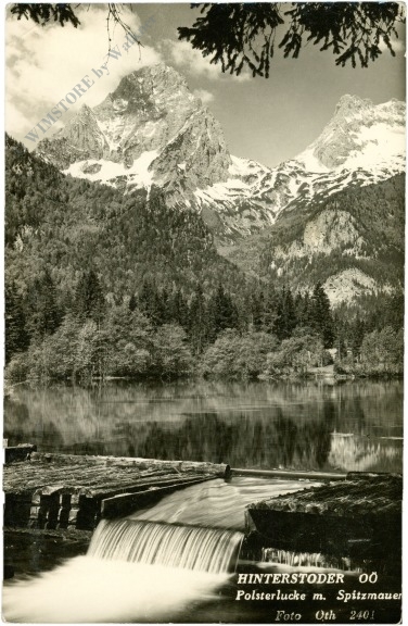 hinterstoder, polsterlucke m. spitzmauer