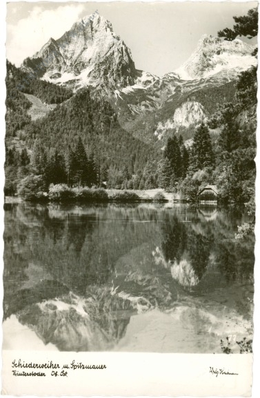 hinterstoder, schiederweiher m. spitzmauer