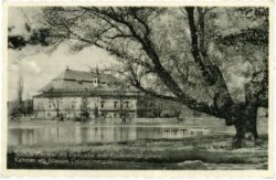 kammer am attersee, schloss kammer mit parkpartie vom kindererholungsheim