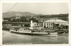 linz, anlegestelle mit dampfer babenberg