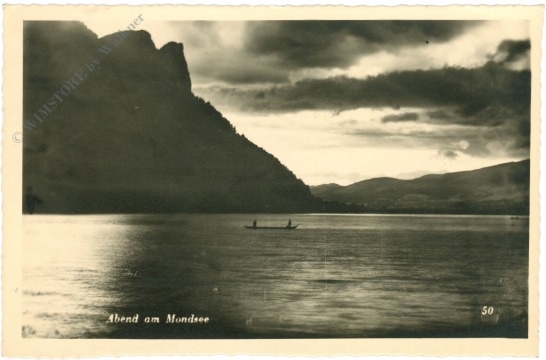 mondsee, abend