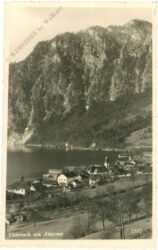 unterach am attersee, ortsansicht