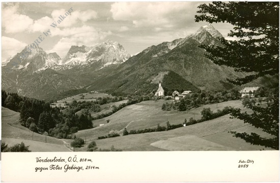 vorderstoder, gegen totes gebirge