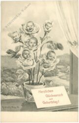 geburtstag: blumenkinder