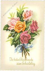 geburtstag: rosenstrauß