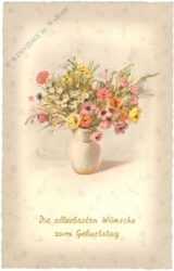 geburtstag: blumenvase