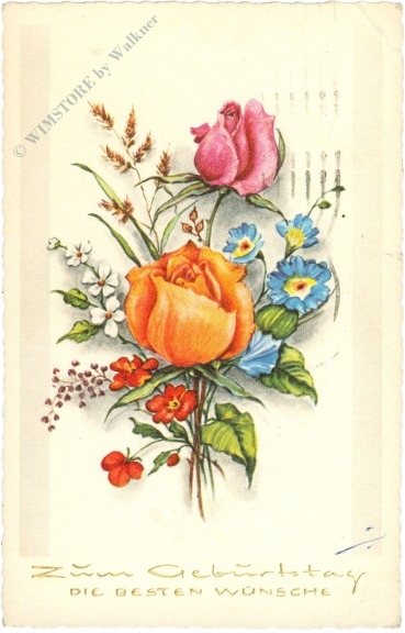 geburtstag: blumenstrauß