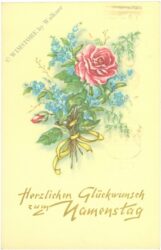 namenstag: blumenstrauß