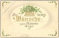 namenstag: glücksklee