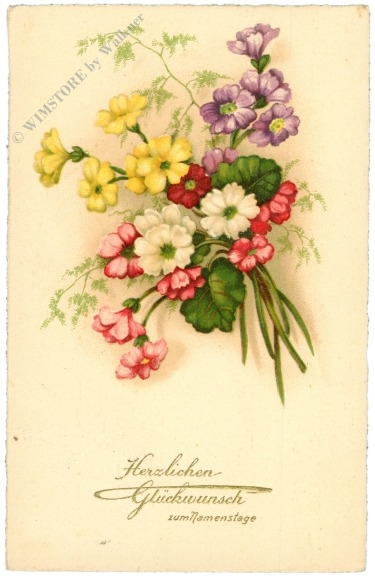 namenstag: blumenstrauß