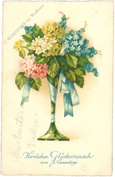 namenstag: hohe blumenvase