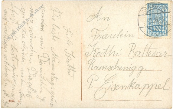 namenstag: kind mit blumen