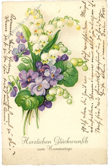 namenstag: maiglöckchen und veilchen