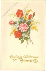 namenstag: blumenstrauß