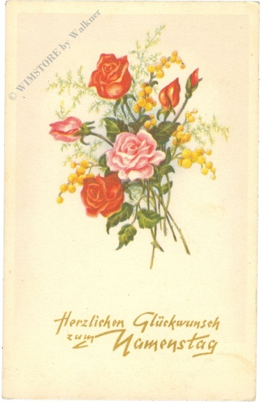namenstag: blumenstrauß