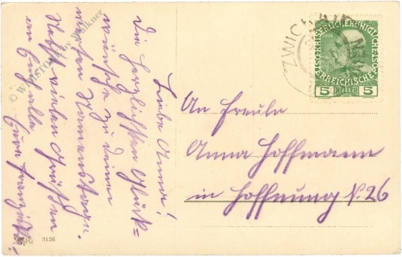 namenstag: kranz aus vergissmeinnicht