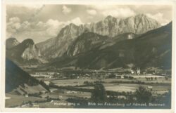 admont, blick von frauenberg auf admont