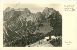 admont, ennstalerhütte mit dem gr. und kl. buchstein