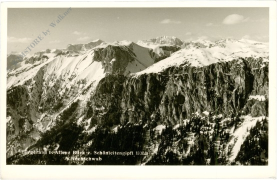 aflenz, bürgeralm, blick v. schönleitengipfel
