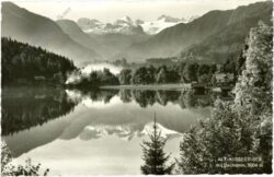 bad aussee, alt ausseer see mit dachstein