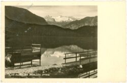 bad aussee, alt aussee mit dachstein