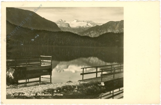 bad aussee, alt aussee mit dachstein
