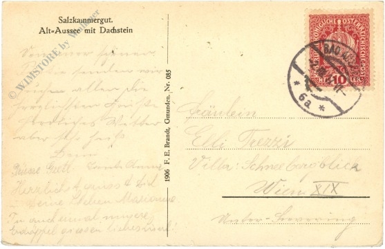 bad aussee, alt aussee mit dachstein