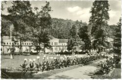 bad gleichenberg, kurpark motiv mit kurmittelhaus