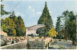 bad gleichenberg, kurplatz mit wellingtonia