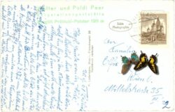 eisenerz, gipfelkreuz am polster mit erzberg