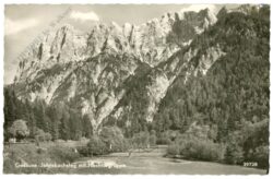 gesäuse, johnsbachsteg mit hochtorgruppe