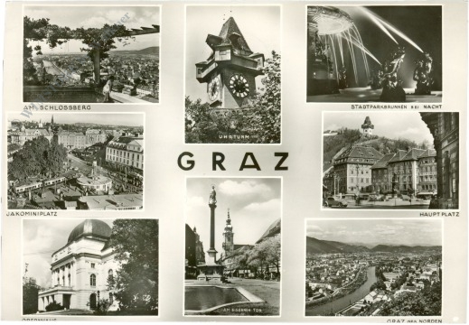 graz, multiansicht