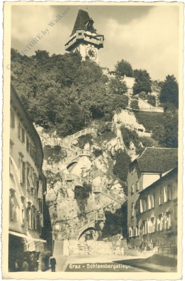 graz, schlossbergstieg