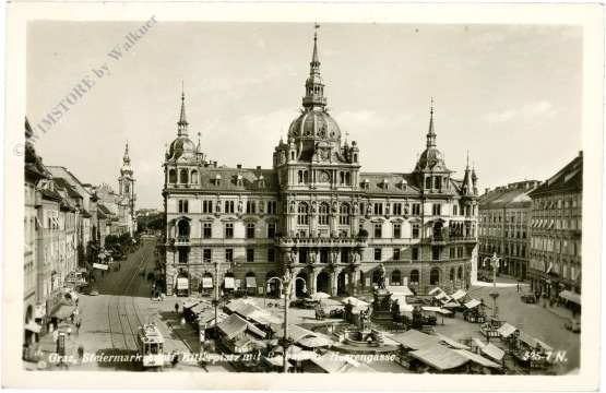 graz, hauptplatz, herrengasse