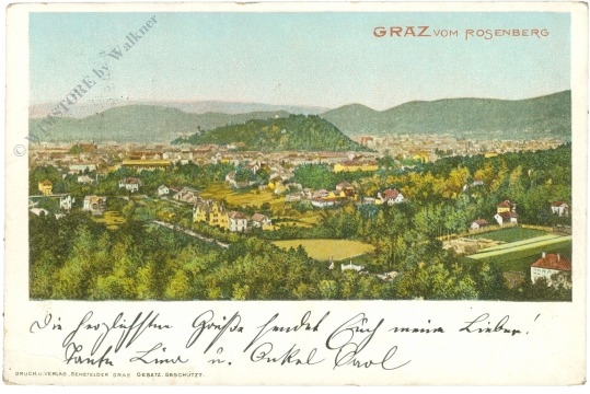 graz, vom rosenberg