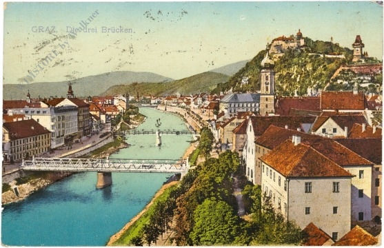 graz, die drei brücken