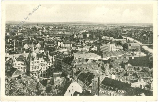 graz, gegen süden