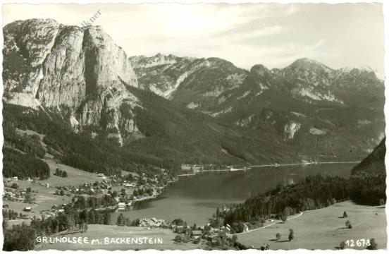 grundlsee, mit backenstein grundlsee, mit backenstein