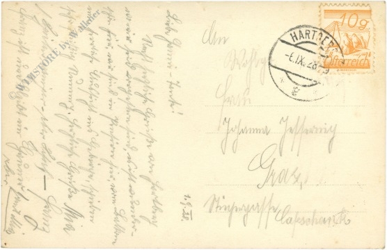 hartberg, alkoholfreies speisehaus u. pension gerngroß