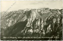 hochschwab, blick v.d. windgrube gegen hochschwabgruppe