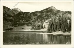 hochschwab, sackwiesensee mit seestein