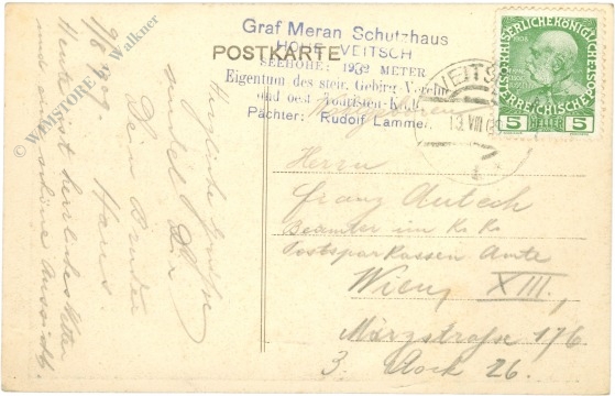 hohe veitsch, vom rad aus
